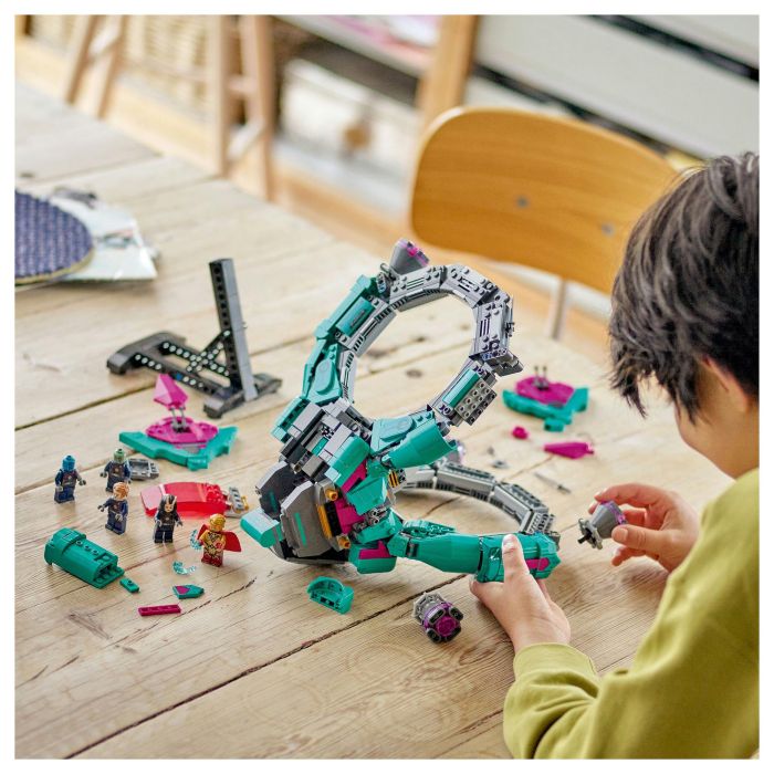 LEGO 76255 Nave de los Nuevos Guardianes Marvel Super Heroes Juego Construcción 1108 Piezas 10+ Años