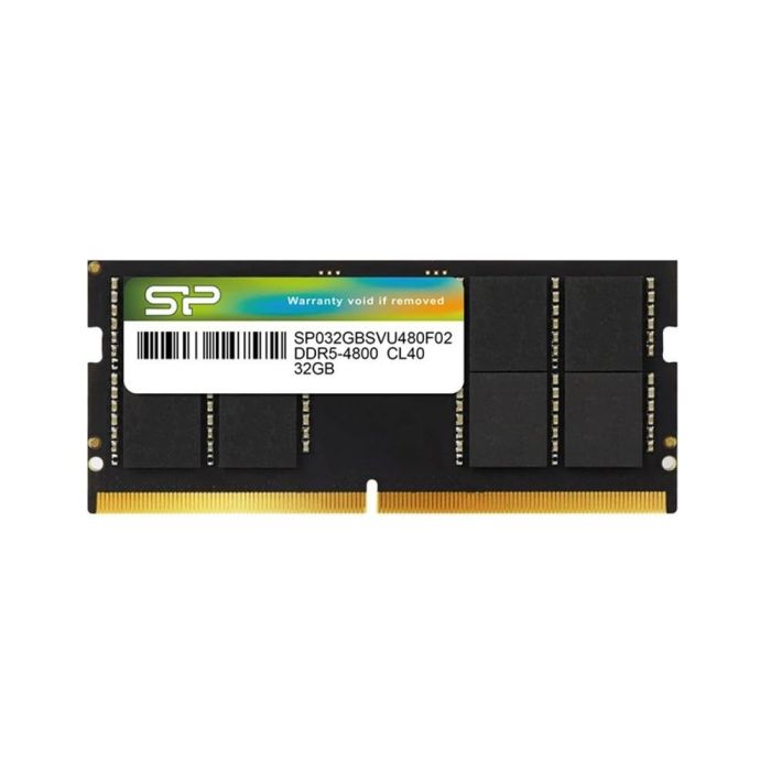 Silicon Power SP032GBSVU480F02 Memoria RAM DDR5 32GB 4800MHz CL40 SODIMM para Portátil 1.1V