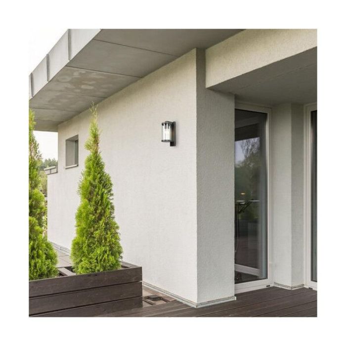 RABALUX RAB-7891 Aplique de Exterior Silistra IP44 Antracita E27 con Pantalla de Cristal Transparente Estilo Industrial 3 RABALUX RAB-7891 Aplique de Exterior Silistra IP44 Antracita E27 con Pantalla de Cristal Transparente Estilo Industrial 3