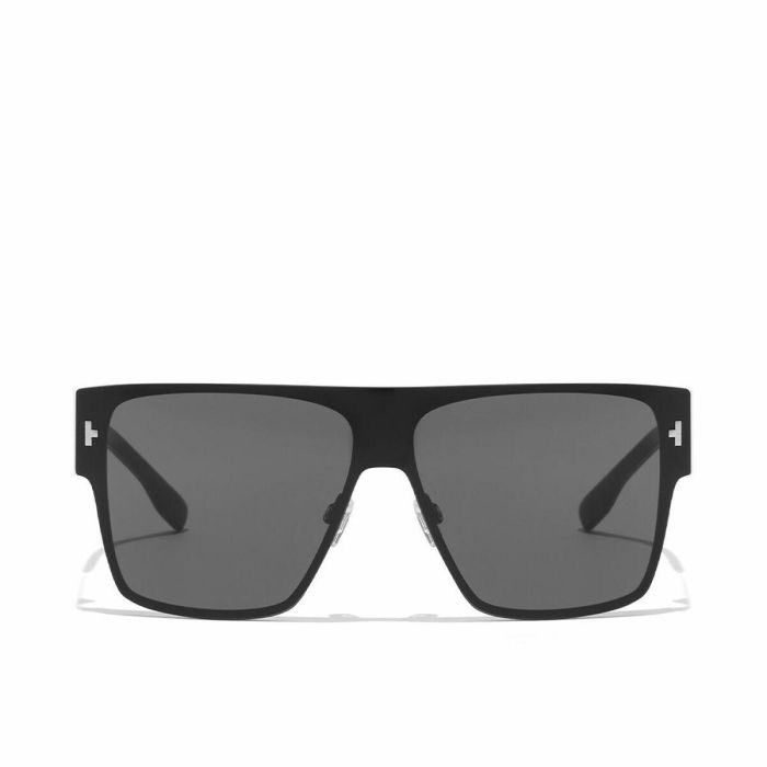 Hawkers LONG ISLAND Paula Echevarría - Gafas de Sol Unisex Vintage Flat Top Negro Lentes Nylon UV400 Cat. 3 Acero Inoxidable