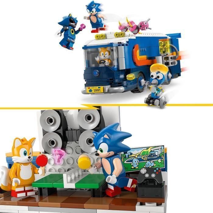 LEGO Sonic the Hedgehog 77006 Camión de Control del Equipo Sonic - Juguete de Construcción para Niños de 8+ Años 2 LEGO Sonic the Hedgehog 77006 Camión de Control del Equipo Sonic - Juguete de Construcción para Niños de 8+ Años 2
