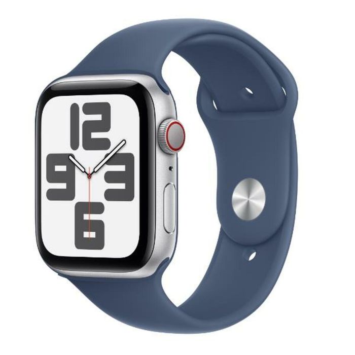 Apple Watch SE 3rd V2/ GPS/ Cellular/ 44mm/ Caja de Aluminio/ Correa Deportiva Azul Denim S/M