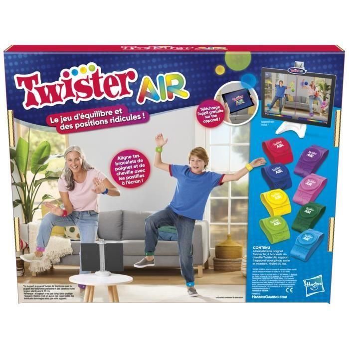 Twister Air, juego Twister con aplicación AR, se conecta a smartphones y tablets, juegos activos en grupo, 8 años 3