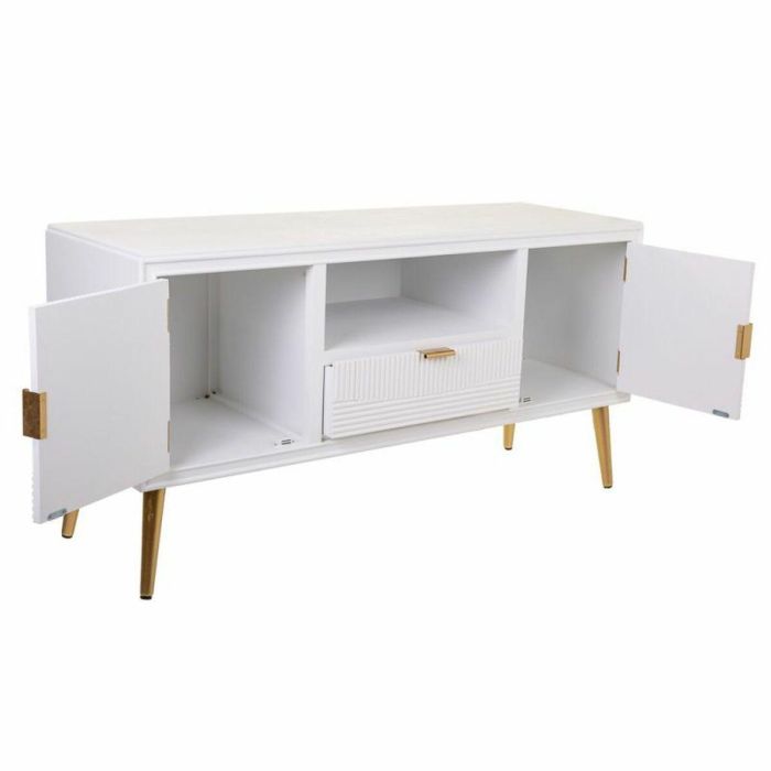 Aparador Alexandra House Living Blanco Dorado 40 x 61 x 121 cm 7