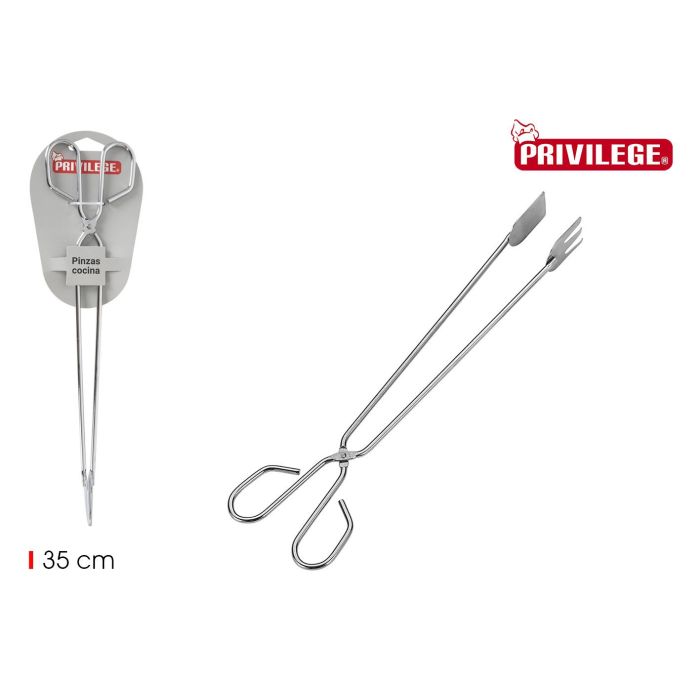 Privilege Pinzas de Cocina de Acero Inoxidable Cromargan 35 cm (24 Unidades)