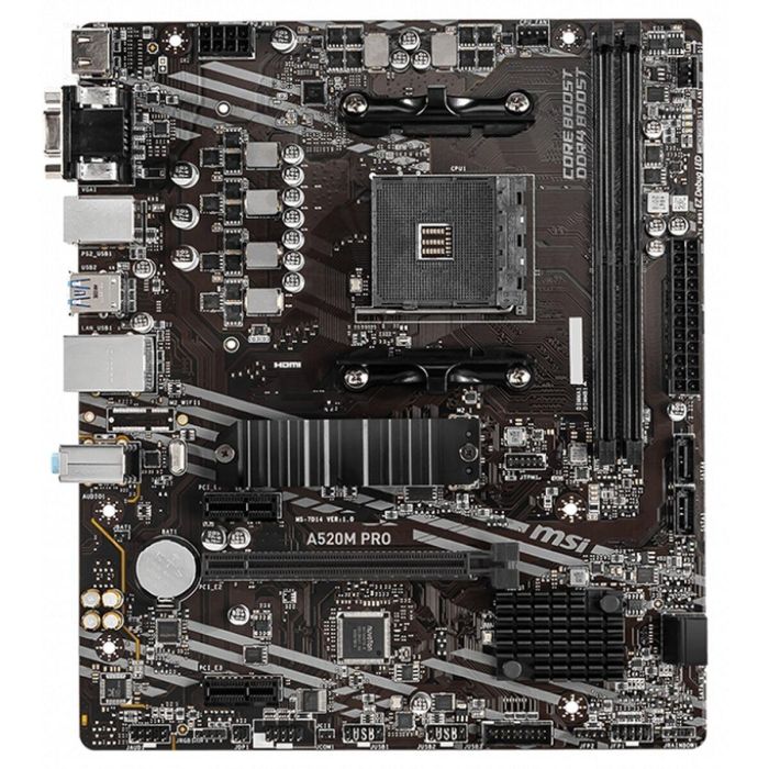 MSI A520M PRO Placa Base micro ATX para AMD Zócalo AM4 Ryzen 3000 con Chipset A520, DDR4, M.2 y Gigabit Ethernet 27