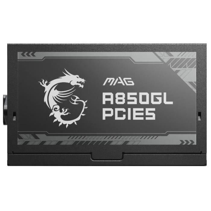 MSI MAG A850GL PCIE5 Fuente de Alimentación ATX 850W 80 PLUS Gold Totalmente Modular Negra 4