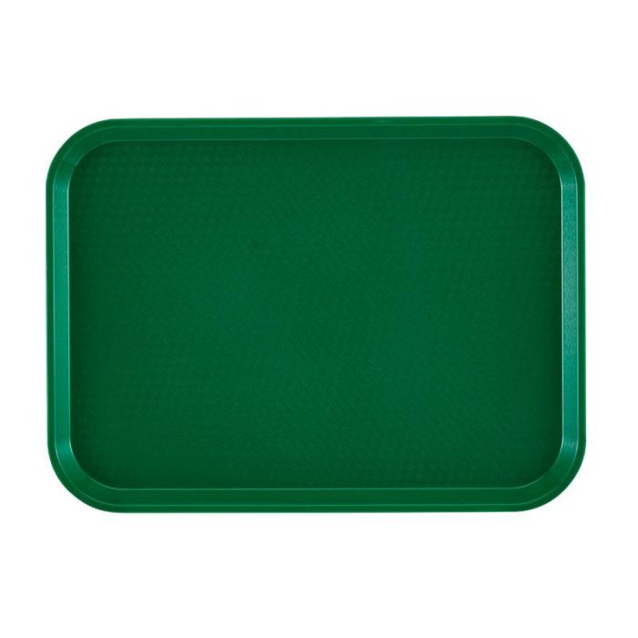 CAMBRO - 1418FF-119 - Bandeja Fast Food - perfil alto - 36 x 46 cm - Verde sherwood - Venta 1 unidad.
