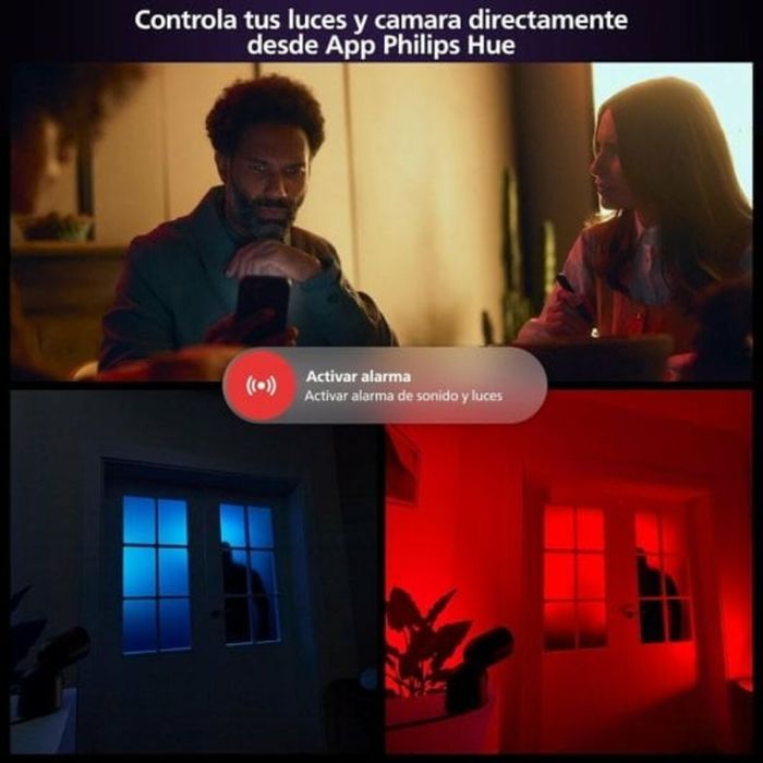 Cámara de vigilancia simulada Philips Hue Secure Starter Pack 4