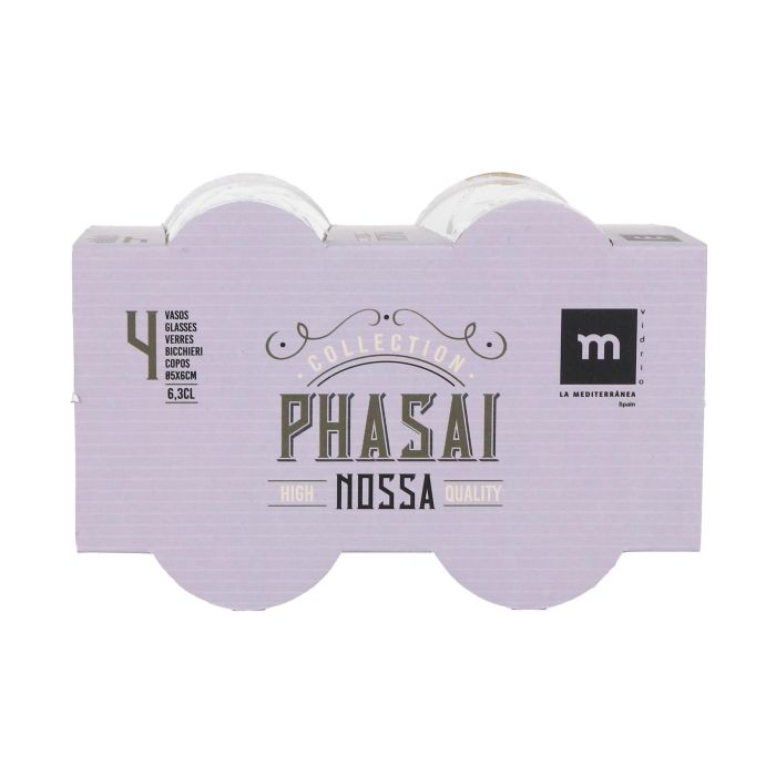 Set 4 Vasos Chupitos 63Ml "Phasai Nossa" Md (24 Cajas) 3
