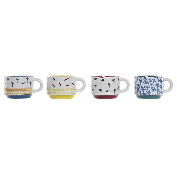 DKD Home Decor Mug Gres Colonial África 150 ml Colores Surtidos Apto Microondas Lavavajillas 5x10x7.5 cm Pack 12 Unidades DKD Home Decor Mug Gres Colonial África 150 ml Colores Surtidos Apto Microondas Lavavajillas 5x10x7.5 cm Pack 12 Unidades