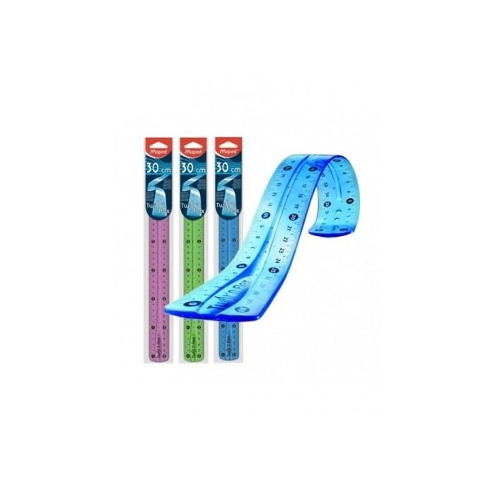 Maped Regla Twist'N Flex Irrompible Decorada 30 cm - Colores Surtidos
