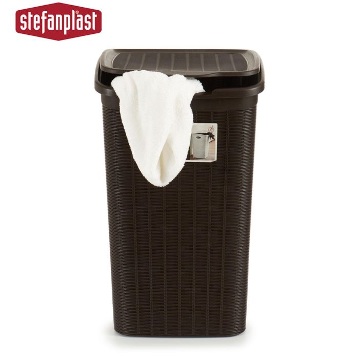 Pongotodo Elegance 50L Chocolate Stefanplast 36.5x54.5x38 cm (6 Unidades) 2 Pongotodo Elegance 50L Chocolate Stefanplast 36.5x54.5x38 cm (6 Unidades) 2