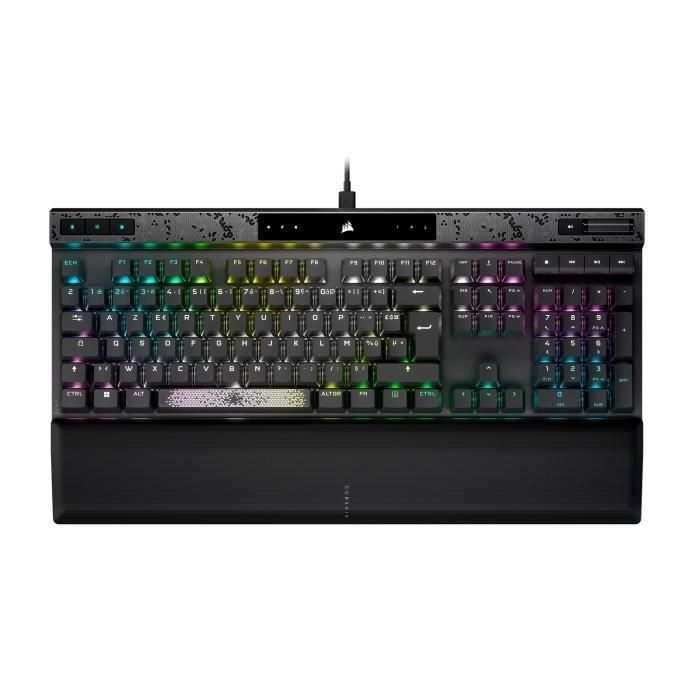 Corsair CH-910961G-FR Teclado Gaming magnético-mecánico K70 MAX RGB, Teclas PBT, Negro 1
