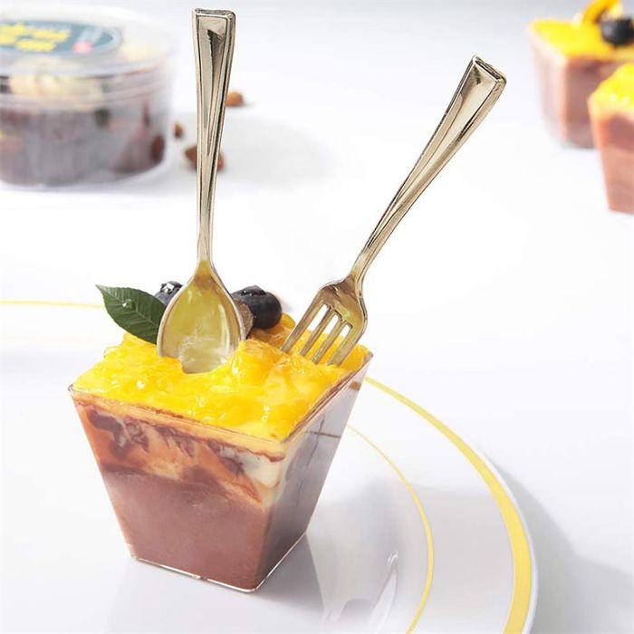 Set de 50 cucharas de degustación en plata Algon (20 Cajas) 1 Set de 50 cucharas de degustación en plata Algon (20 Cajas) 1