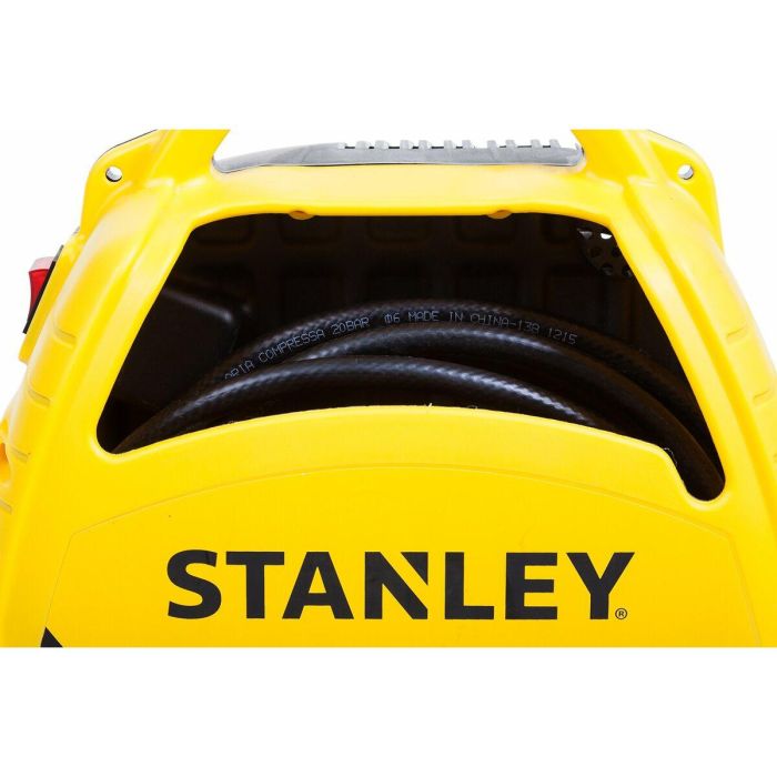 Stanley AIR KIT Compresor de aire 1.5 HP sin tanque coaxial sin aceite ultracompacto portátil con kit de inflado, pistola y manguera 7