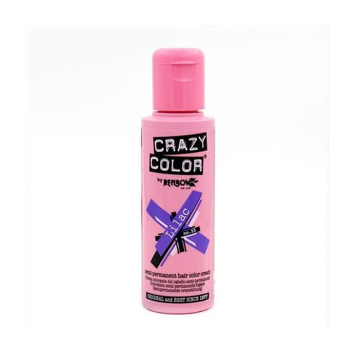 CRAZY COLOR 100 Ml55 Tinte Capilar Semi Permanente Lilac
