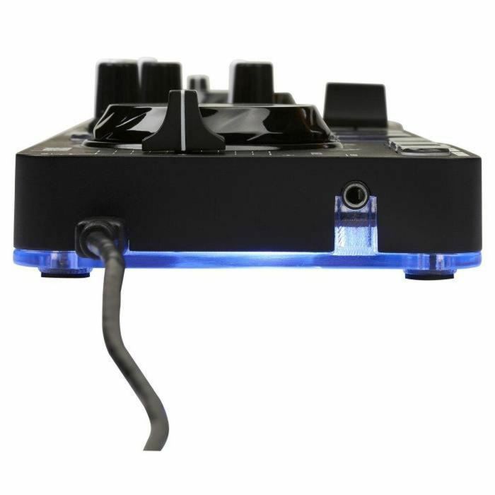 Hercules 4780884 Controlador DJ Starlight USB con 4 pads, 4 modos, tarjeta de sonido integrada, 2 canales y Serato DJ Lite Negro 1 Hercules 4780884 Controlador DJ Starlight USB con 4 pads, 4 modos, tarjeta de sonido integrada, 2 canales y Serato DJ Lite Negro 1