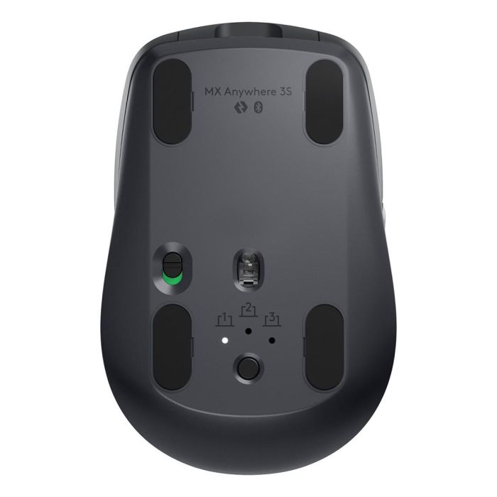 Logitech Ratón Inalámbrico Bluetooth MX Anywhere 3S, Batería Recargable, Hasta 8000 DPI, Grafito 3