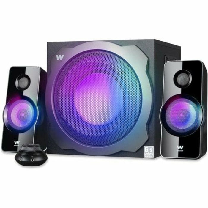 Woxter SO26-113 Altavoces Big Bass 260 RGB 2.1 con Subwoofer, 150W, sonido alta fidelidad, compatible PC/multimedia 8