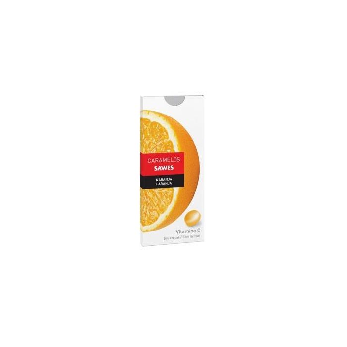 SAWES Caramelos Balsam Sin Azúcar Naranja con Vitamina C 22g