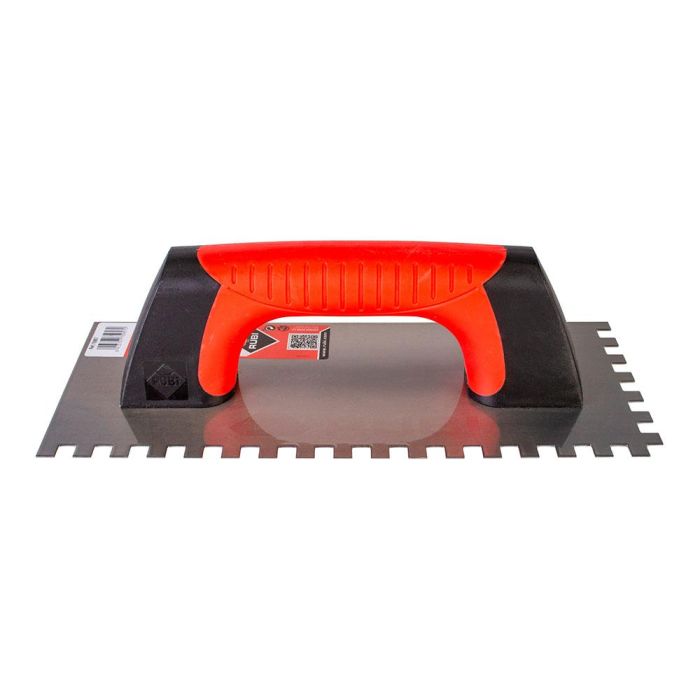 Rubi Peine acero 28cm (8x8) r75957, empuñadura ergonómica simétrica, acero con barniz incoloro 1 Rubi Peine acero 28cm (8x8) r75957, empuñadura ergonómica simétrica, acero con barniz incoloro 1