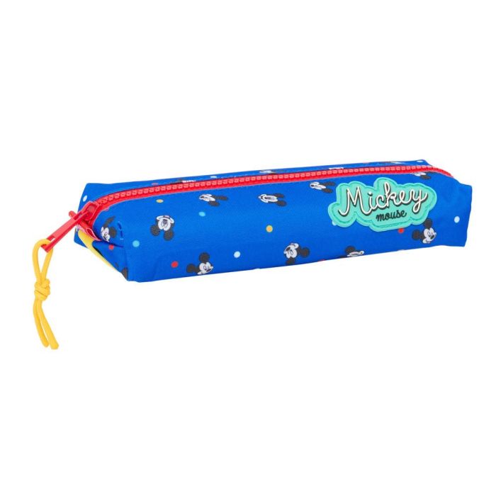 Bolso Escolar Portatodo Safta Rectangular Con Goma Elastica 22 cm Mickey Mouse Good Day 40x220x70 mm Bolso Escolar Portatodo Safta Rectangular Con Goma Elastica 22 cm Mickey Mouse Good Day 40x220x70 mm