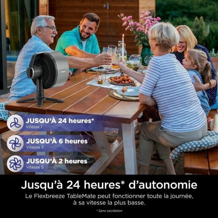 Shark Ventilador de Mesa FA150EU FlexBreeze TableMate Con o sin Cable 4 Shark Ventilador de Mesa FA150EU FlexBreeze TableMate Con o sin Cable 4