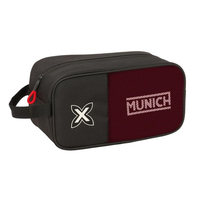 Zapatillero de Viaje Munich Vulcan Negro 29 x 15 x 14 cm 0 Zapatillero de Viaje Munich Vulcan Negro 29 x 15 x 14 cm 0