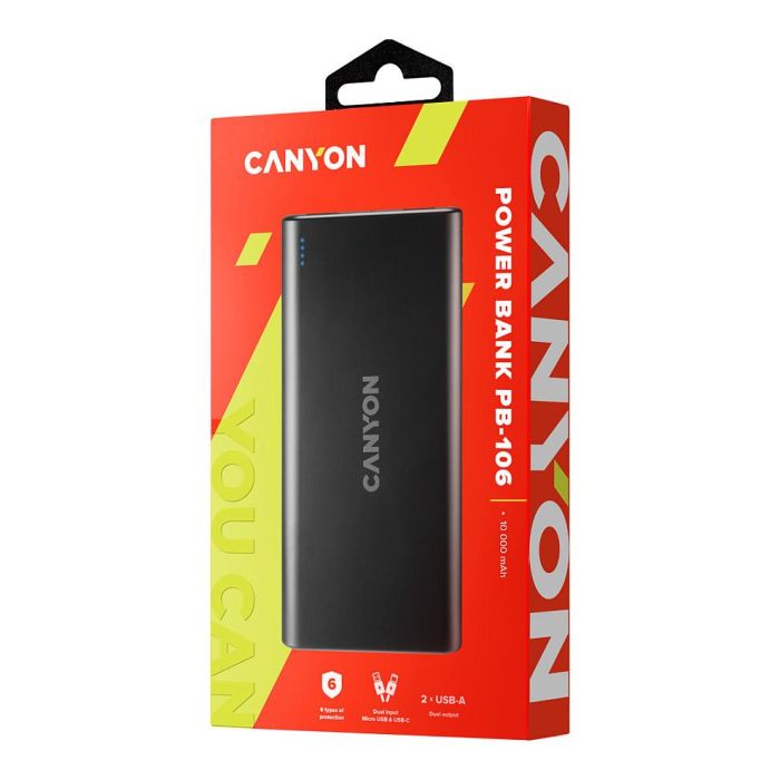 Canyon PB-106 Powerbank 10.000 mAh black 4