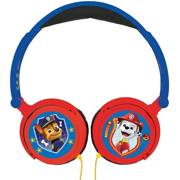 Lexibook Auriculares Patrulla Canina Paw Patrol Estéreo Plegables con Cable y Volumen Limitado 85 dB 2