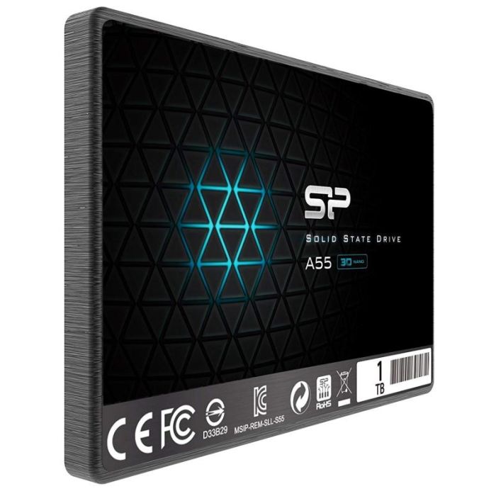 Disco Duro Silicon Power SP001TBSS3A55S25 1 TB SSD 1 Disco Duro Silicon Power SP001TBSS3A55S25 1 TB SSD 1