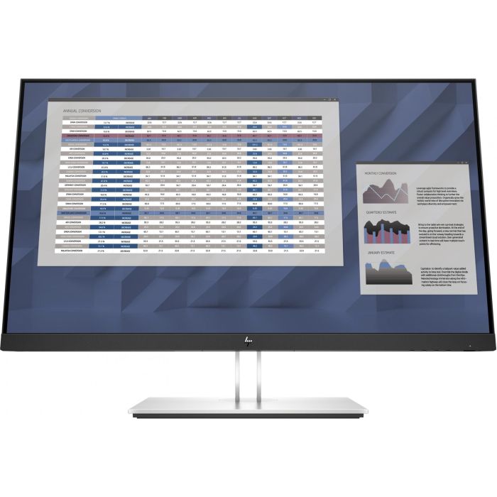 HP E27 G4 Monitor Full HD de 27'' (1920x1080) IPS 5ms con HDMI, DisplayPort, VGA y VESA Pivot en Negro