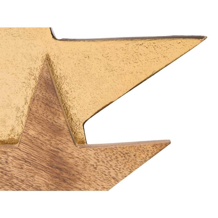 Soporte Decoracion Triple Estrella Dorado Giftdecor 31X28CM (6 Unidades) 3 Soporte Decoracion Triple Estrella Dorado Giftdecor 31X28CM (6 Unidades) 3