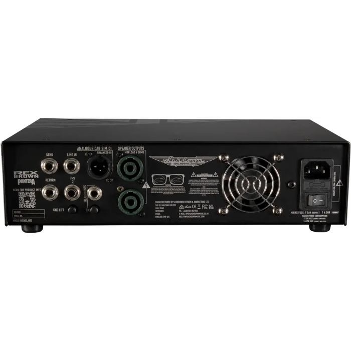 Cabezal Bajo Ashdown Uk Rex Brown Pantera Signature - 800W Ashdown 7