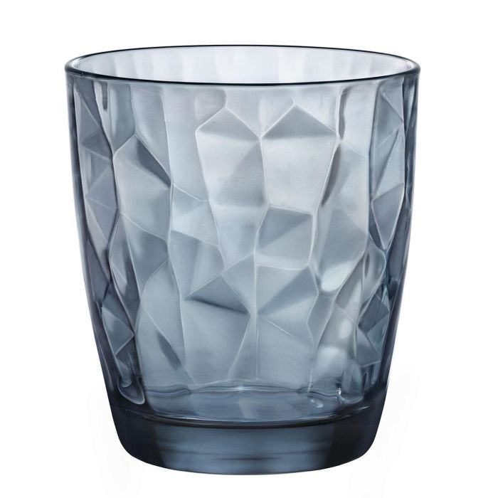 Vaso Bormioli Rocco Diamond Azul Vidrio (390 ml) (6 Unidades) 1