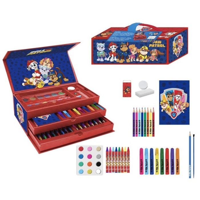 Set Papelería Coloreable Maletín Paw Patrol