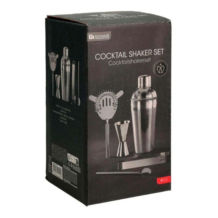 Coctelera de acero inoxidable, 5 piezas 1