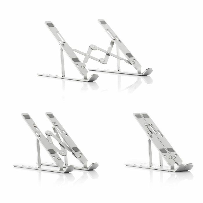 Soporte para Portátil Plegable y Regulable Flastan InnovaGoods 4 Soporte para Portátil Plegable y Regulable Flastan InnovaGoods 4