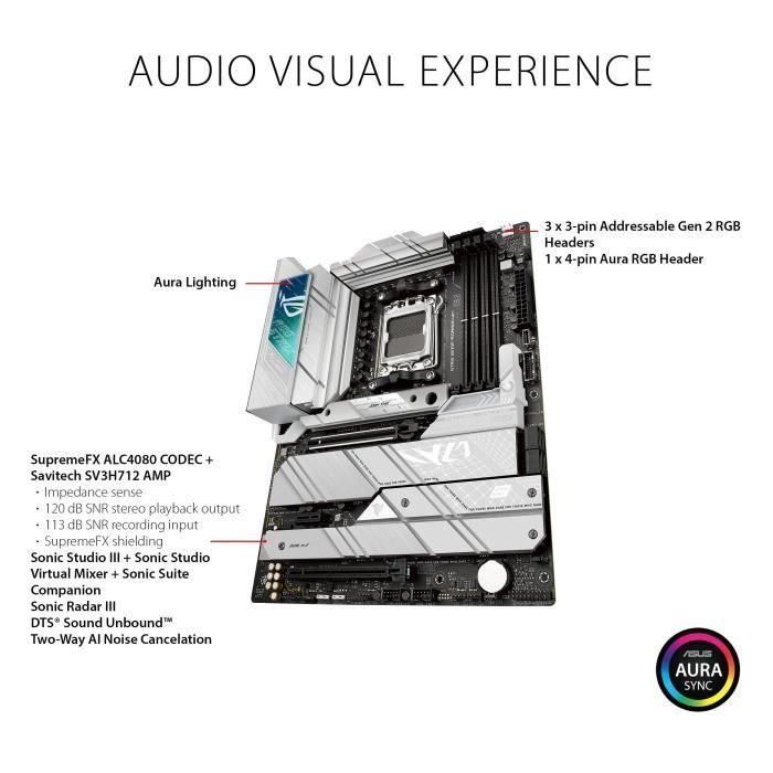 ASUS ROG STRIX X670E-A GAMING WiFi AMD X670 Socket AM5 ATX 3 ASUS ROG STRIX X670E-A GAMING WiFi AMD X670 Socket AM5 ATX 3