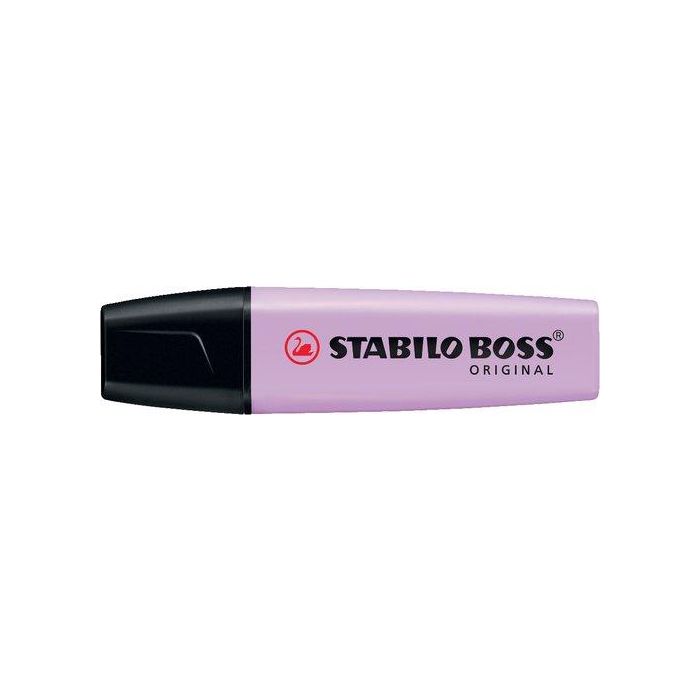 Marcador Fluor Stabilo Boss 70 Pastel Lila (Set de 10)