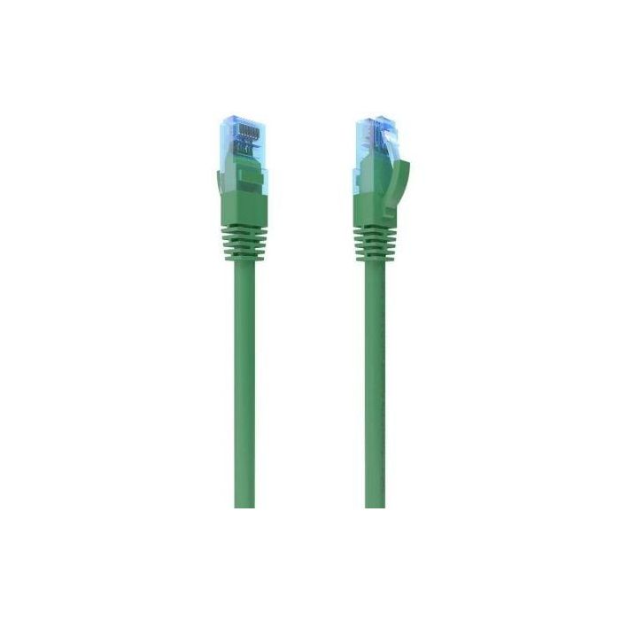 AISENS - CABLE DE RED LATIGUILLO RJ45 CAT.6 UTP AWG26 CCA, VERDE, 2.0M