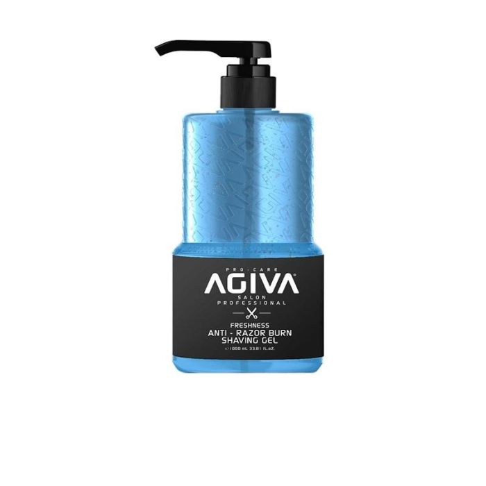 Agiva Freshness Anti - Razor Burn Shaving Gel 1000 mL Nuevo Formato Agiva