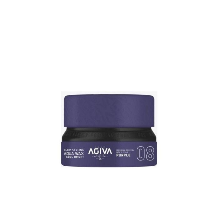 Agiva Hair Styling Aqua Wax Cool Bright Purple 08 155 mL Nuevo Formato Agiva