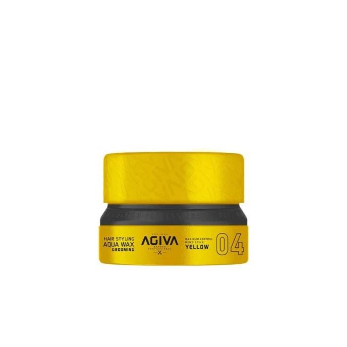 Agiva Hair Styling Aqua Wax Grooming Yellow 04 155 mL Nuevo Formato Agiva