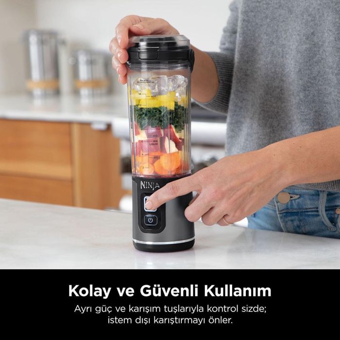Ninja BC151EUBK Licuadora de vaso 0,53 L Picahielos Negro 3 Ninja BC151EUBK Licuadora de vaso 0,53 L Picahielos Negro 3
