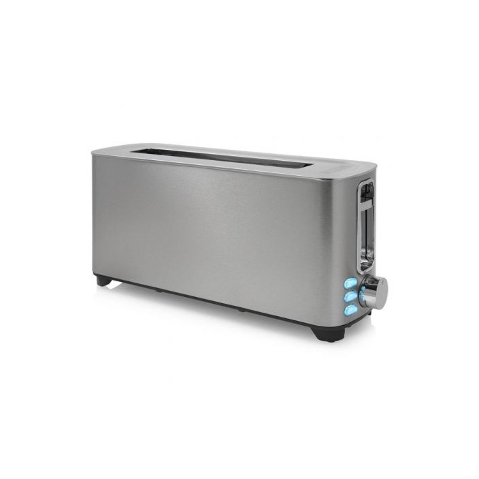 Princess 01.142405.01.014 Tostadora de ranura larga 1050W Acero Inoxidable con 2 Ranuras, 6 Niveles, Recalentar, Descongelar Princess 01.142405.01.014 Tostadora de ranura larga 1050W Acero Inoxidable con 2 Ranuras, 6 Niveles, Recalentar, Descongelar