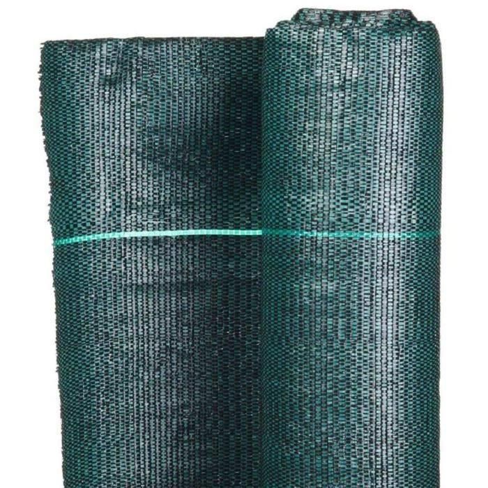 Nature Lona de Acolchado Tejido Antihierbas de Paisaje HDPE 90 gr/m² Verde 2x5m Permeable Tratada UV para Setos y Bancos 1