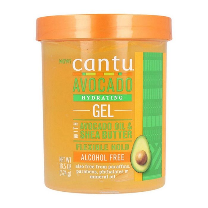 Cantu Gel de Peinado con Aguacate 18,5oz - Hidratación y Definición sin Crujidos Cantu Gel de Peinado con Aguacate 18,5oz - Hidratación y Definición sin Crujidos
