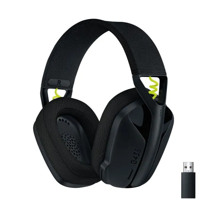Logitech G435 Auriculares Gaming Inalámbricos Bluetooth/LIGHTSPEED Micrófono Negros y Amarillos 0 Logitech G435 Auriculares Gaming Inalámbricos Bluetooth/LIGHTSPEED Micrófono Negros y Amarillos 0